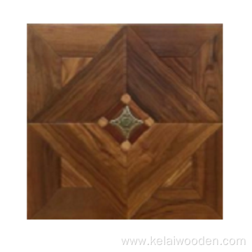 Teak and Oak Copper Parquet Engineered Wooden Flooring